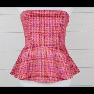 Anthropologie Maeve Peplum Top